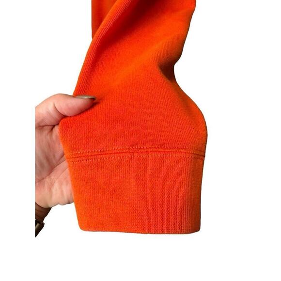 Ralph Lauren Polo Orange Quarter Zip Pullover Sweater Men’s XL 100% Cotton - Picture 4 of 8